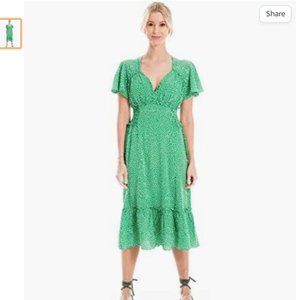 Max Studio Women's Flutter Sleeve Midi Dress size XL